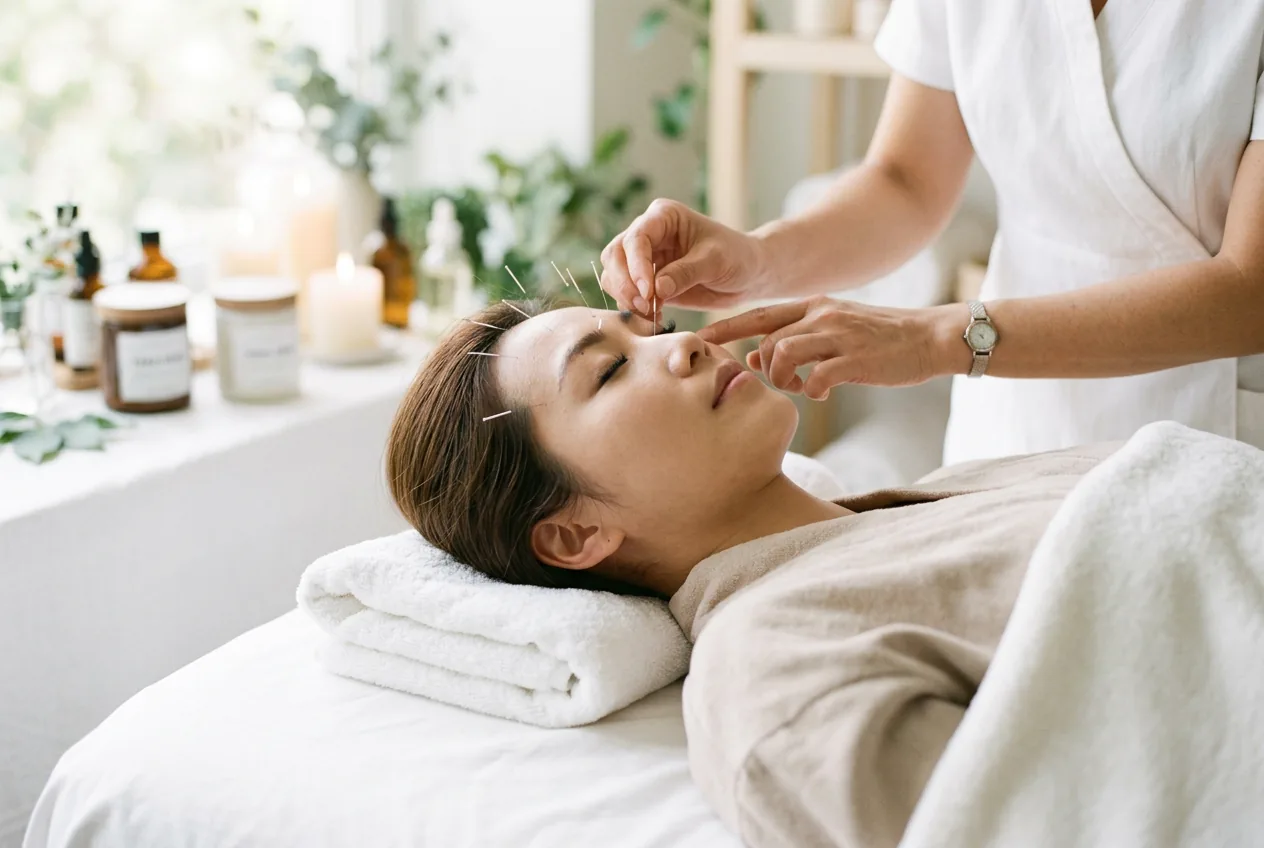 Soft-light consultation space where first appointments begin at our NYC clinic